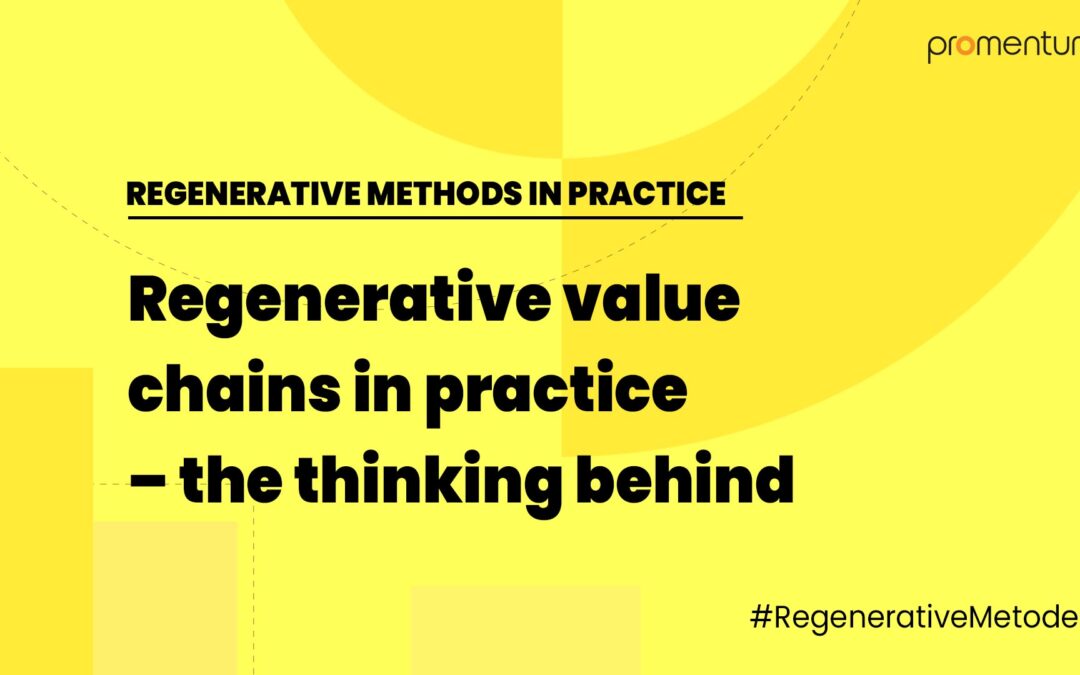 Regenerative value chains in practice – the thinking behind